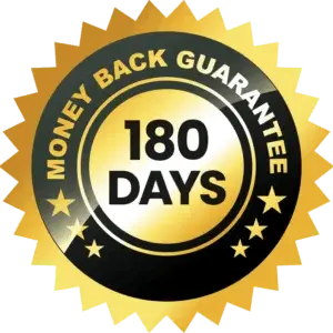 180 days money back guarantee